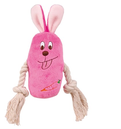 Plyschdjur med rep, 13 cm